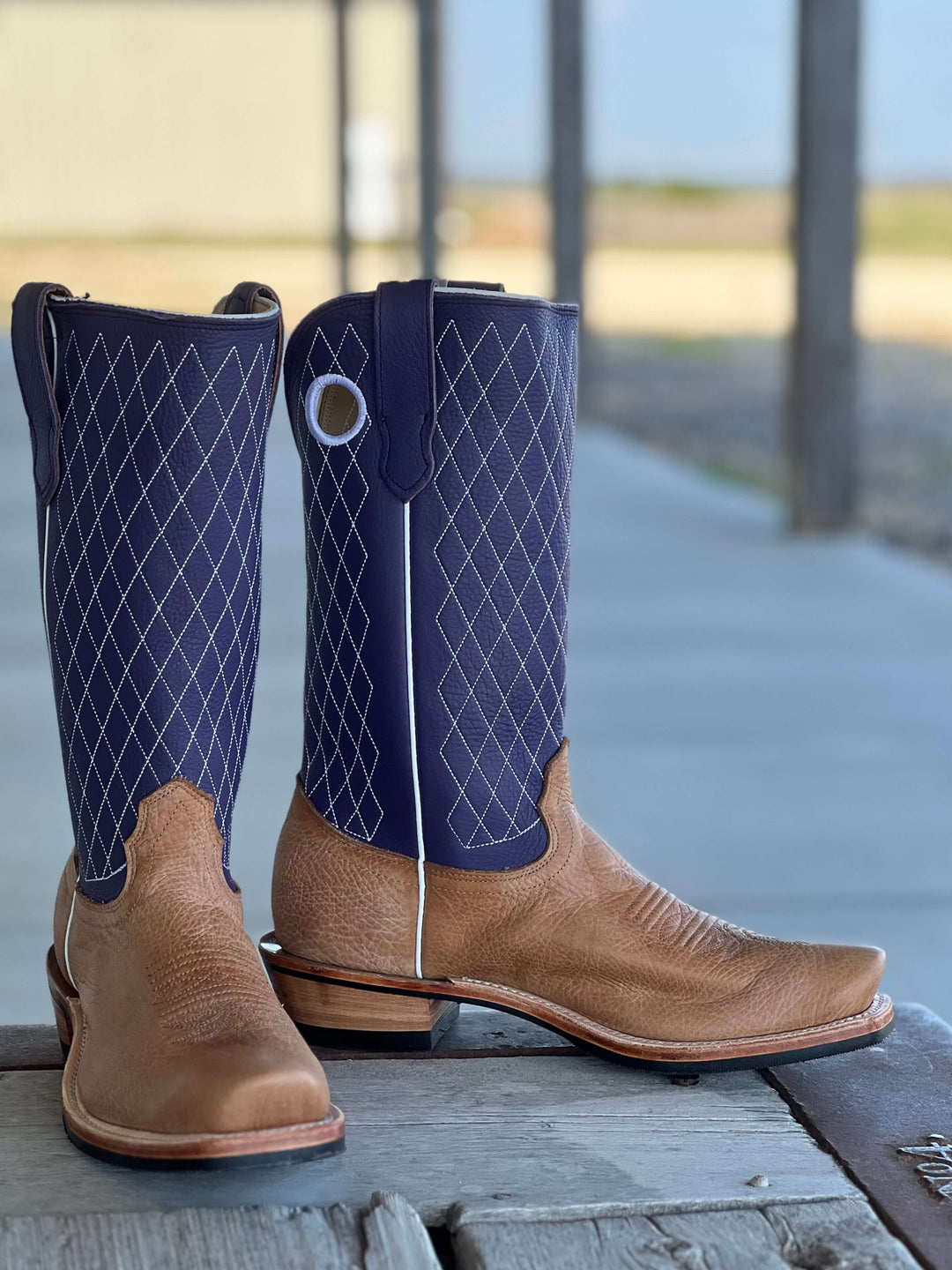 Fenoglio Boot Co. | Camello Grape Moto Boot