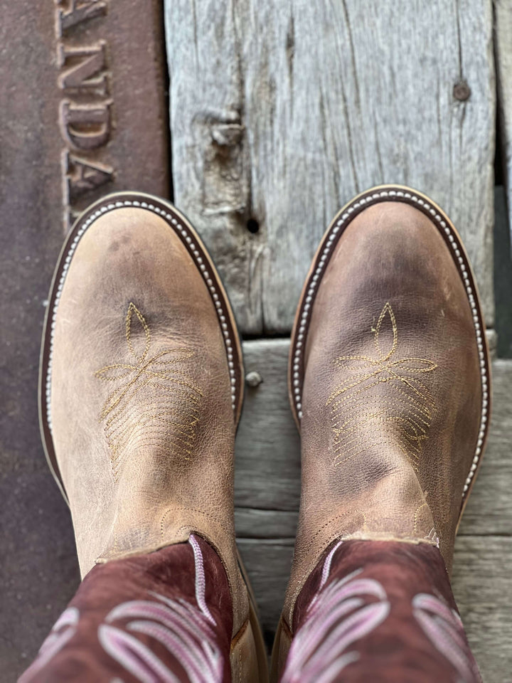 Olathe Boot Co. | Angry Elk Dayhand Boot | Toe View