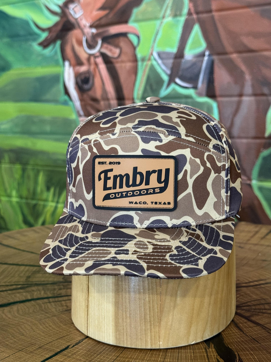 Embry Outdoors | Youth Duck Camo 6 Panel "Retro" Trucker Cap