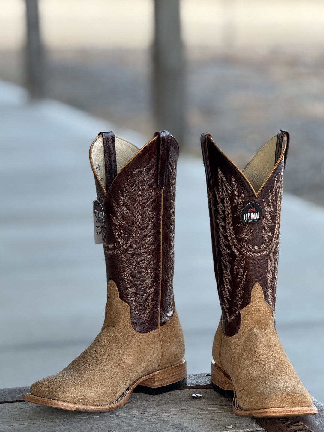 Horse Power Top Hand  | Tan Crazy Roughout Boot