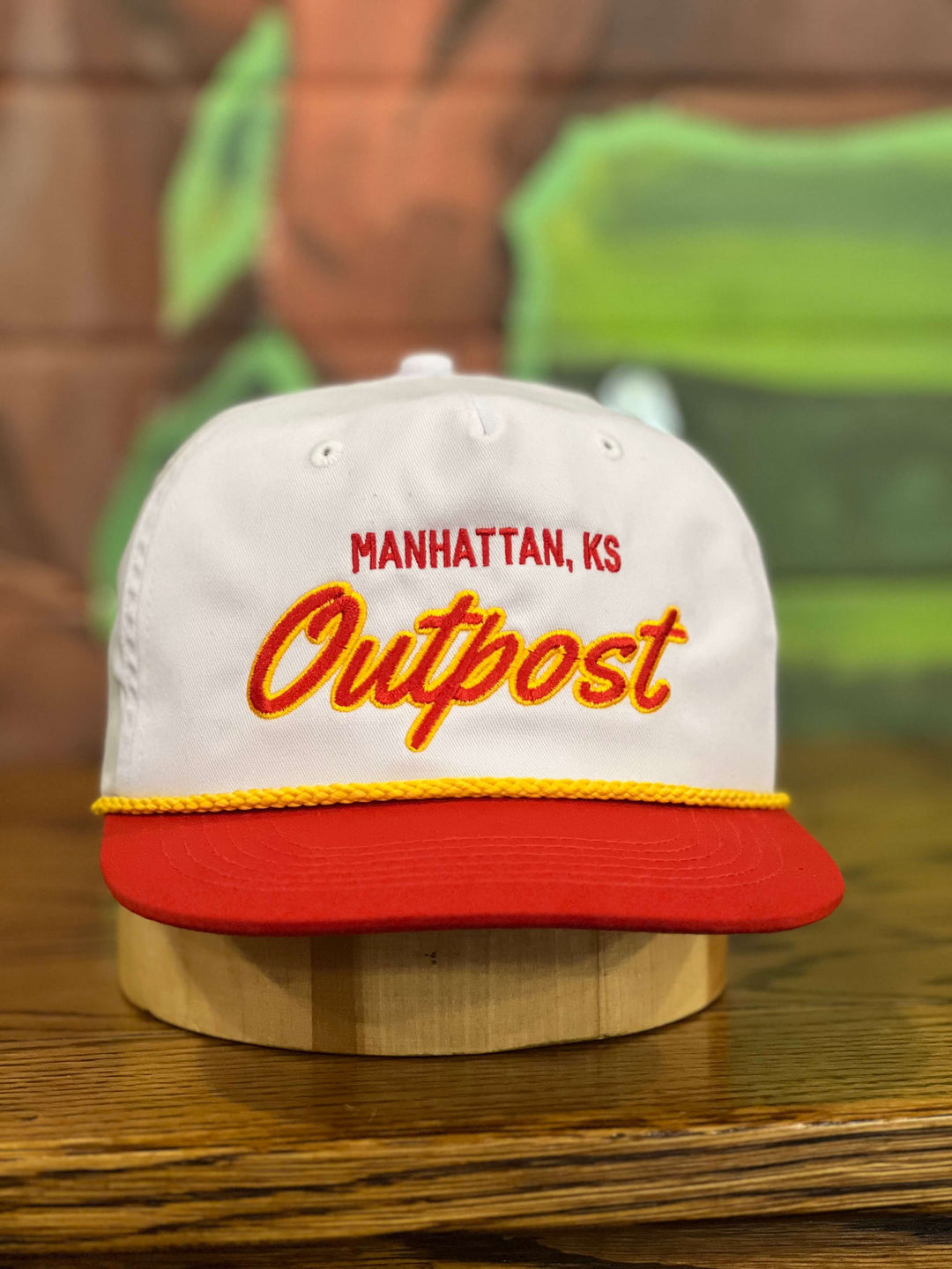 Outpost Marty Ball Rope Cap | Red White