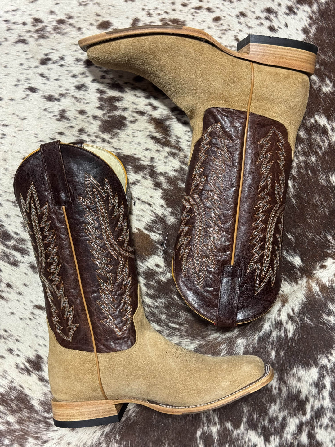 Horse Power Top Hand  | Tan Crazy Roughout Boot