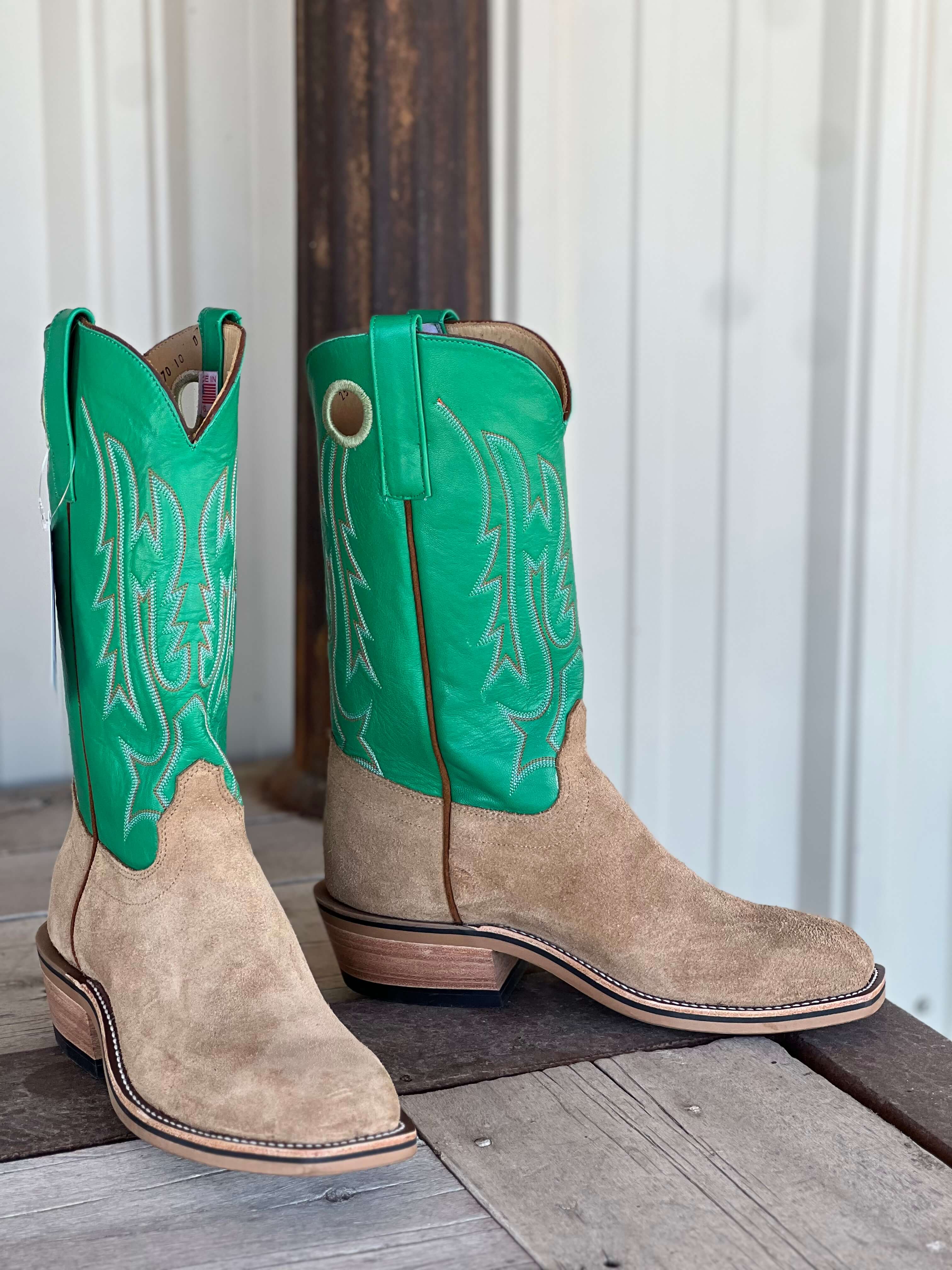 Rough out cowboy boots on sale