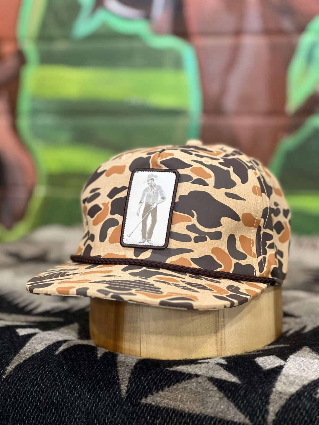 Outpost Sandbagger Camo Rope Cap