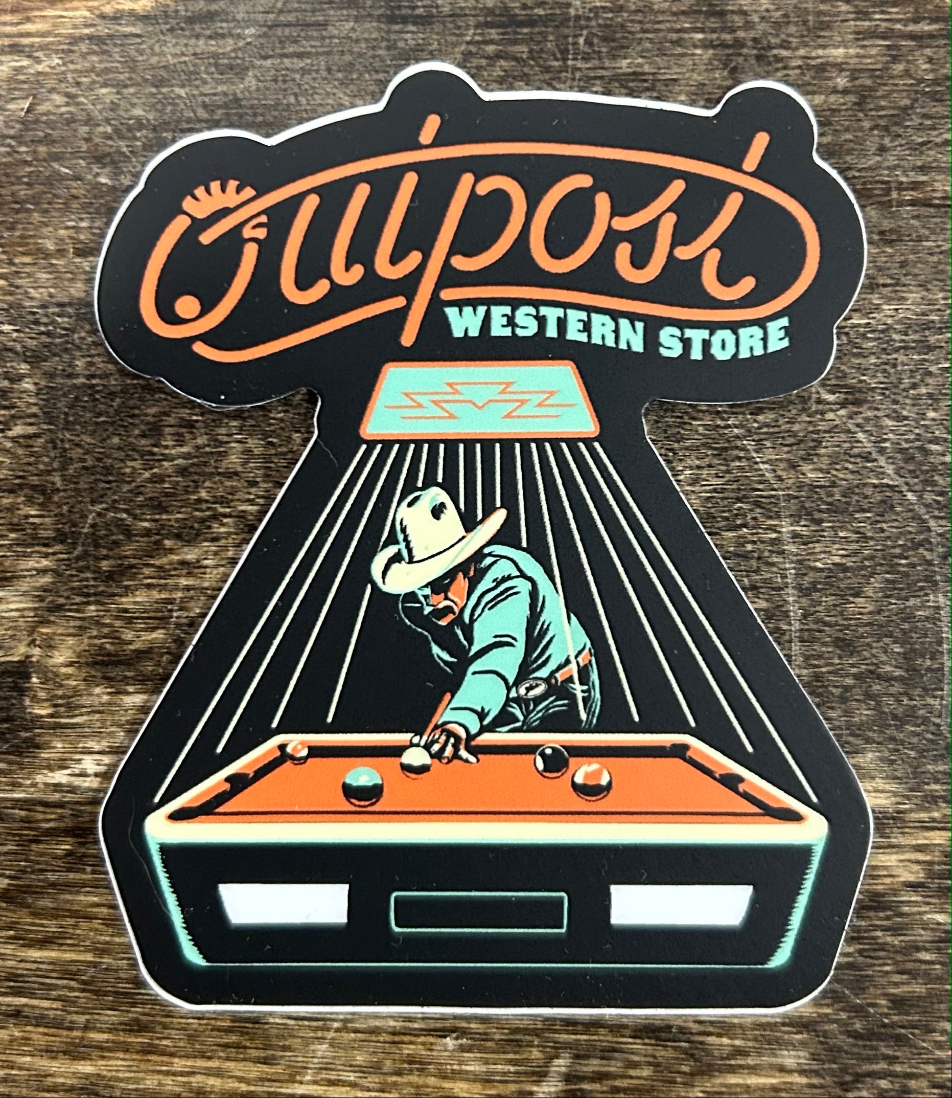 Outpost | Pool Shark Sticker – Outpost Western Store