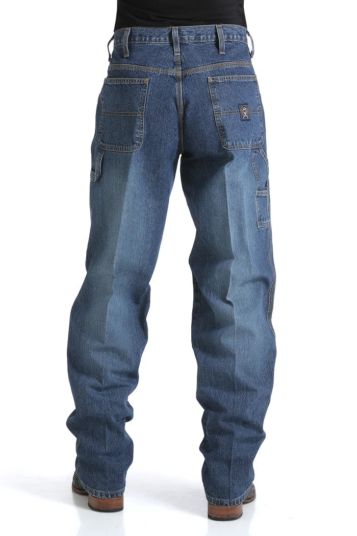 Cinch | Blue Label Medium Stone Carpenter Jeans | Back Side