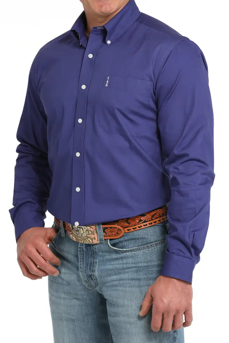 Cinch | Purple Modern Fit LS Shirt