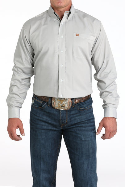 Cinch | Classic Olive Stripe LS Shirt