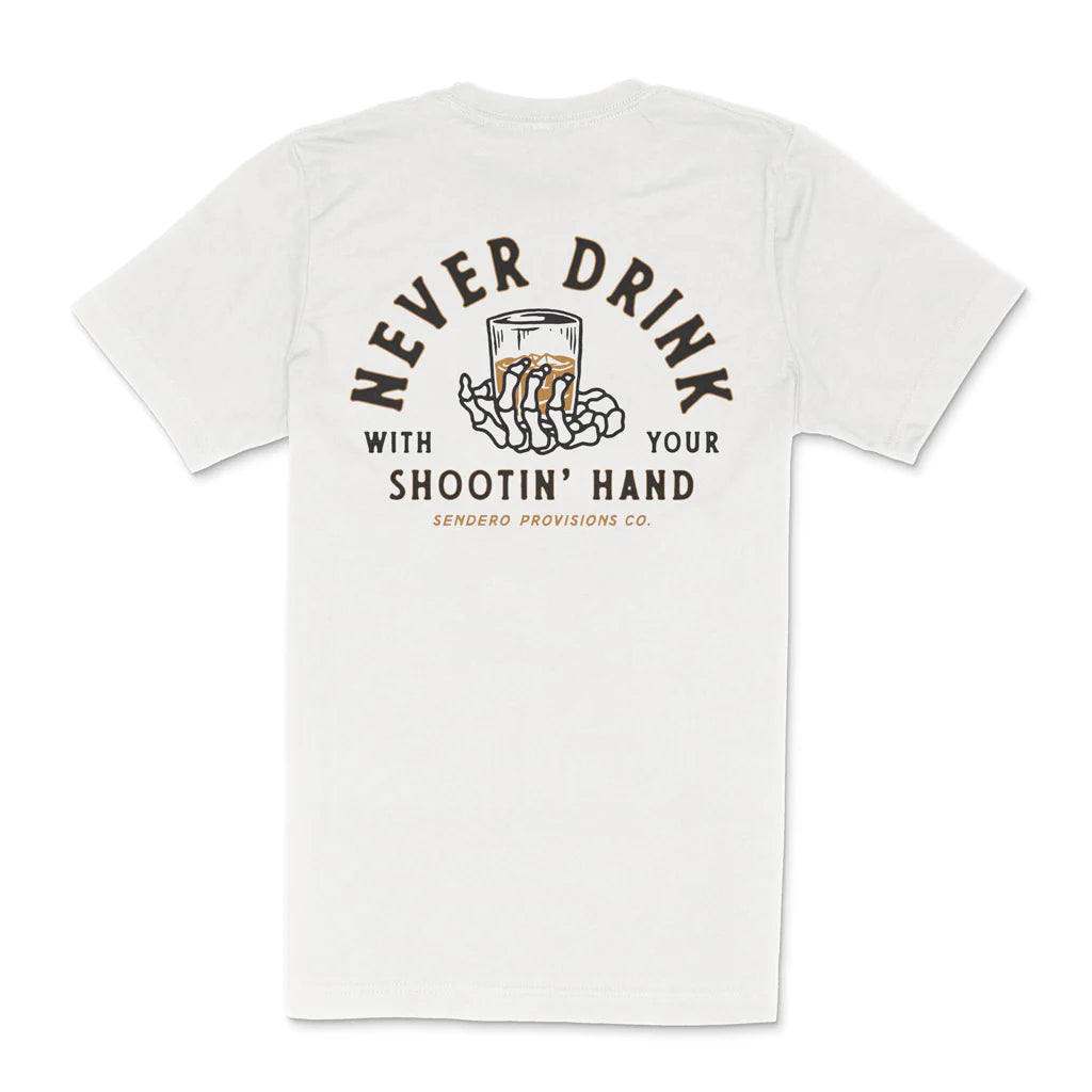 Back view Sendero Provisions Co. | Shootin' Hand T-Shirt