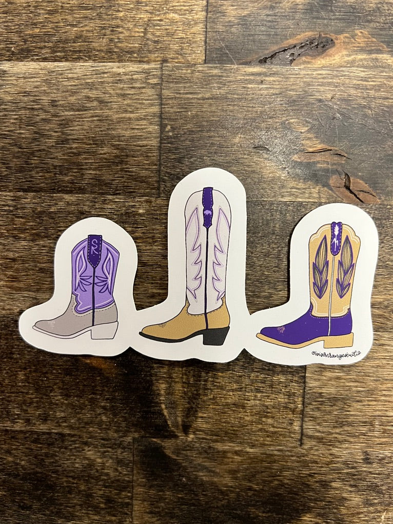 Bison Range | Purple Boot Trio Sticker