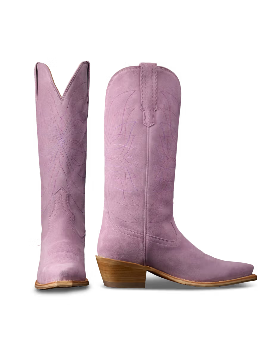 Tecovas | The Annie Boot Lavender Suede