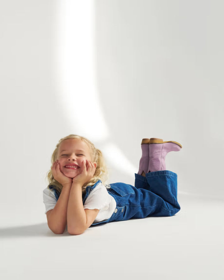 Tecovas | The Annie Toddler Boot Lavender Suede