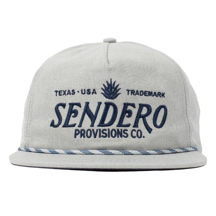 front view Sendero Provisions Co. | Gray Logo Cap