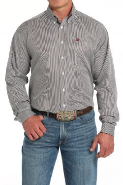 Cinch | Tencel Multi Striped Button-Down LS Shirt
