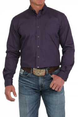 Cinch | Dark Purple Modern Fit LS Shirt