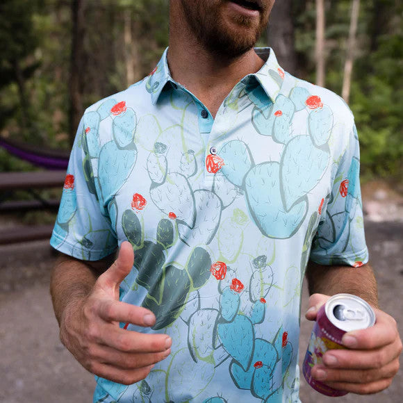 Raised by Coyotes | Nopalitos Polo Shirt