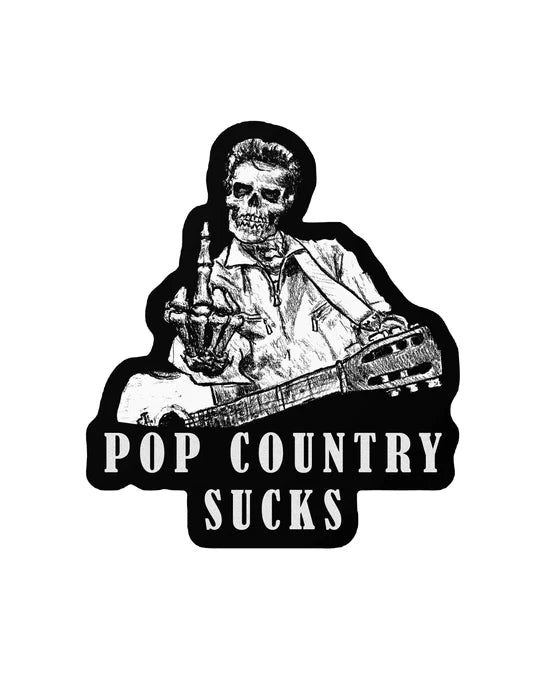 Broken Bow | Pop Country Sucks Sticker
