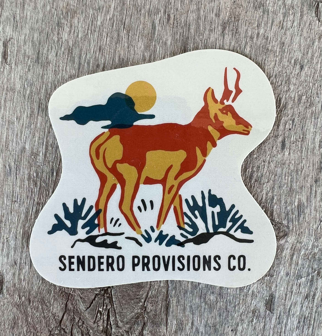 Sendero Pronghorn Sticker