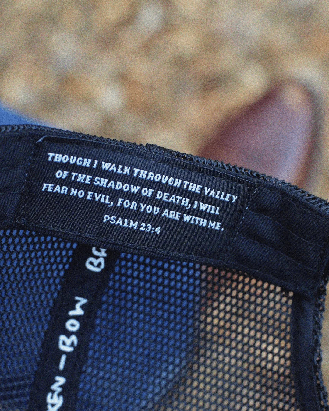 Broken-Bow | The Retro-Camo Trucker Cap | Bible Verse
