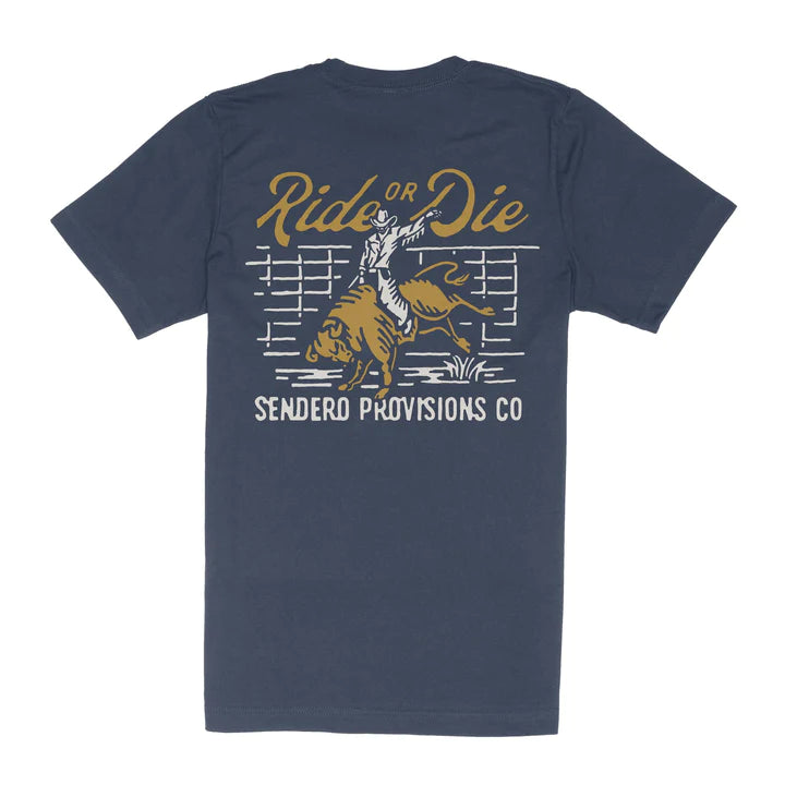 Back view Sendero Provisions Co. | Ride Or Die T-Shirt