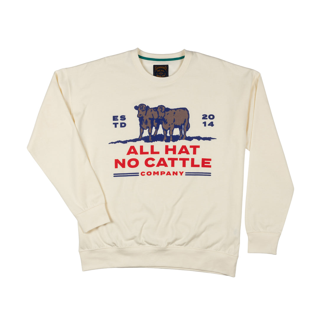 full front view All Hat No Cattle Sweatshirt