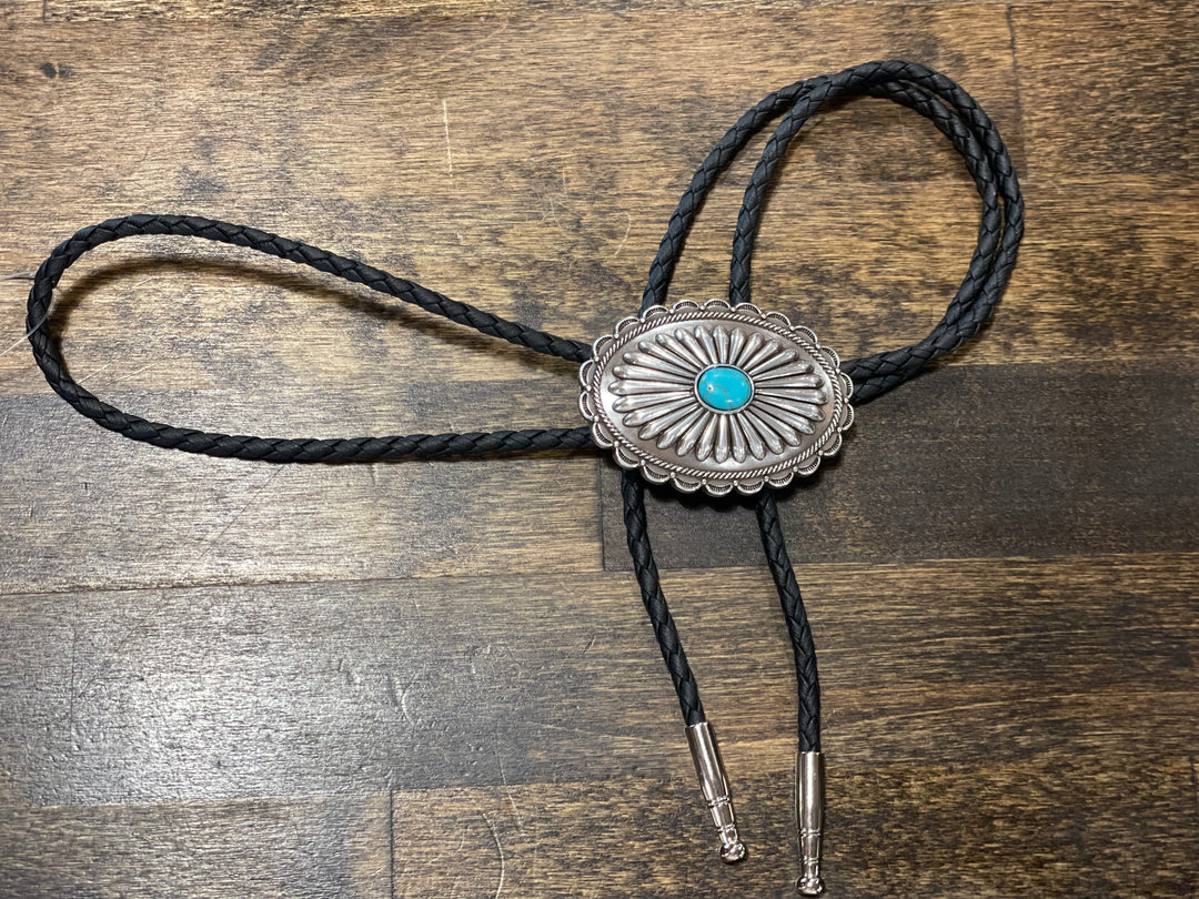 M&F Western | Turquoise Flower Bolo