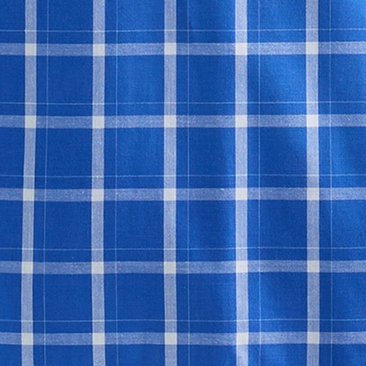 swatch Wrangler | Wrinkle Resist Cool Blue Plaid SS Shirt