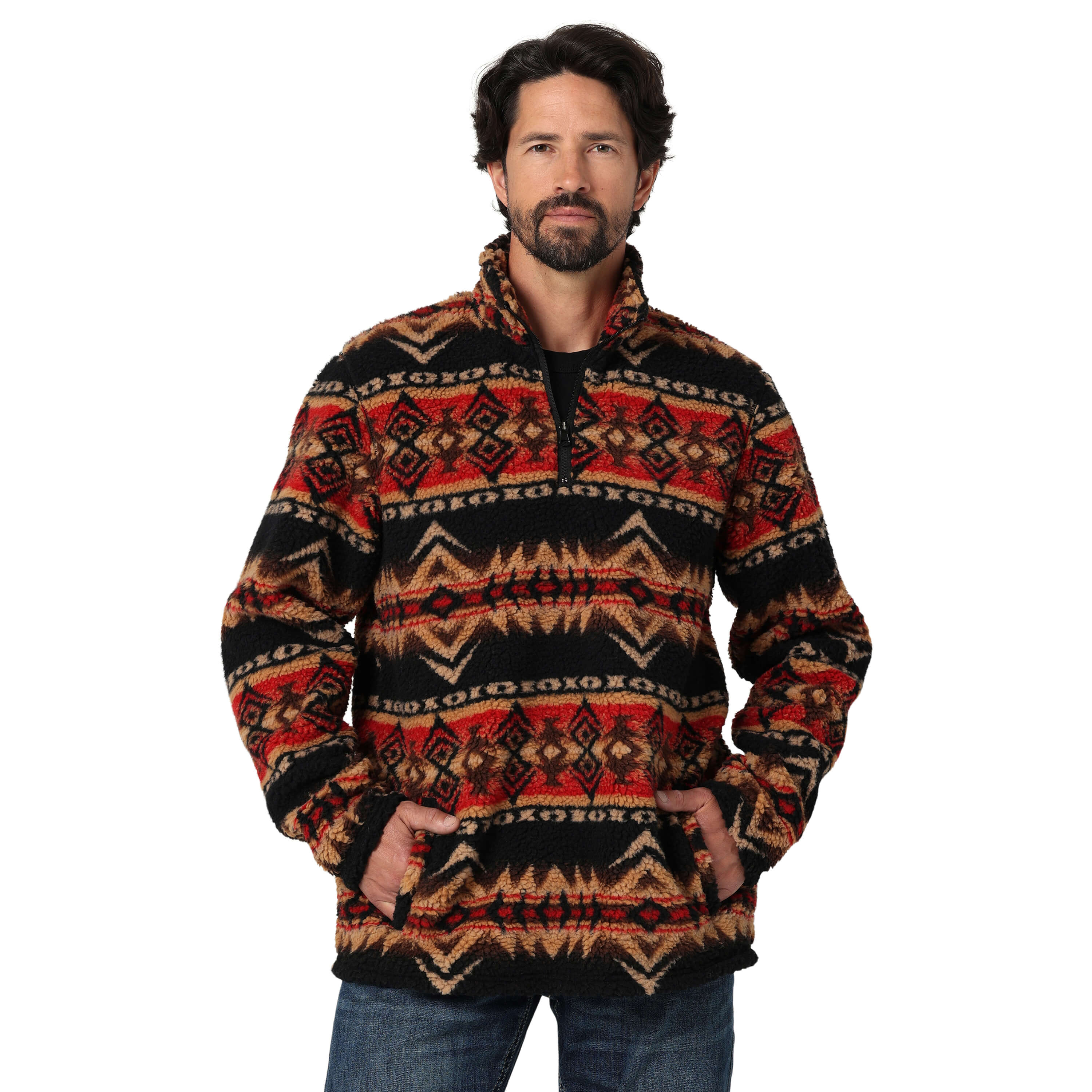 Western discount sherpa pullover