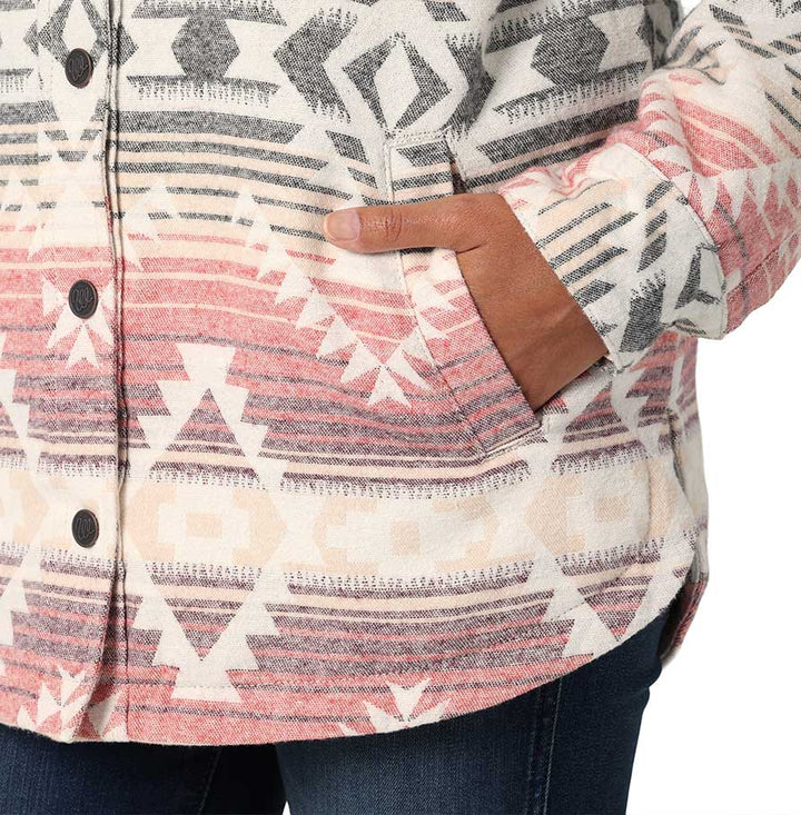 lower pocket detail with hand in pocket