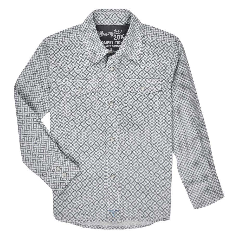 Wrangler | 20X Competition LS Blue Print Shirt