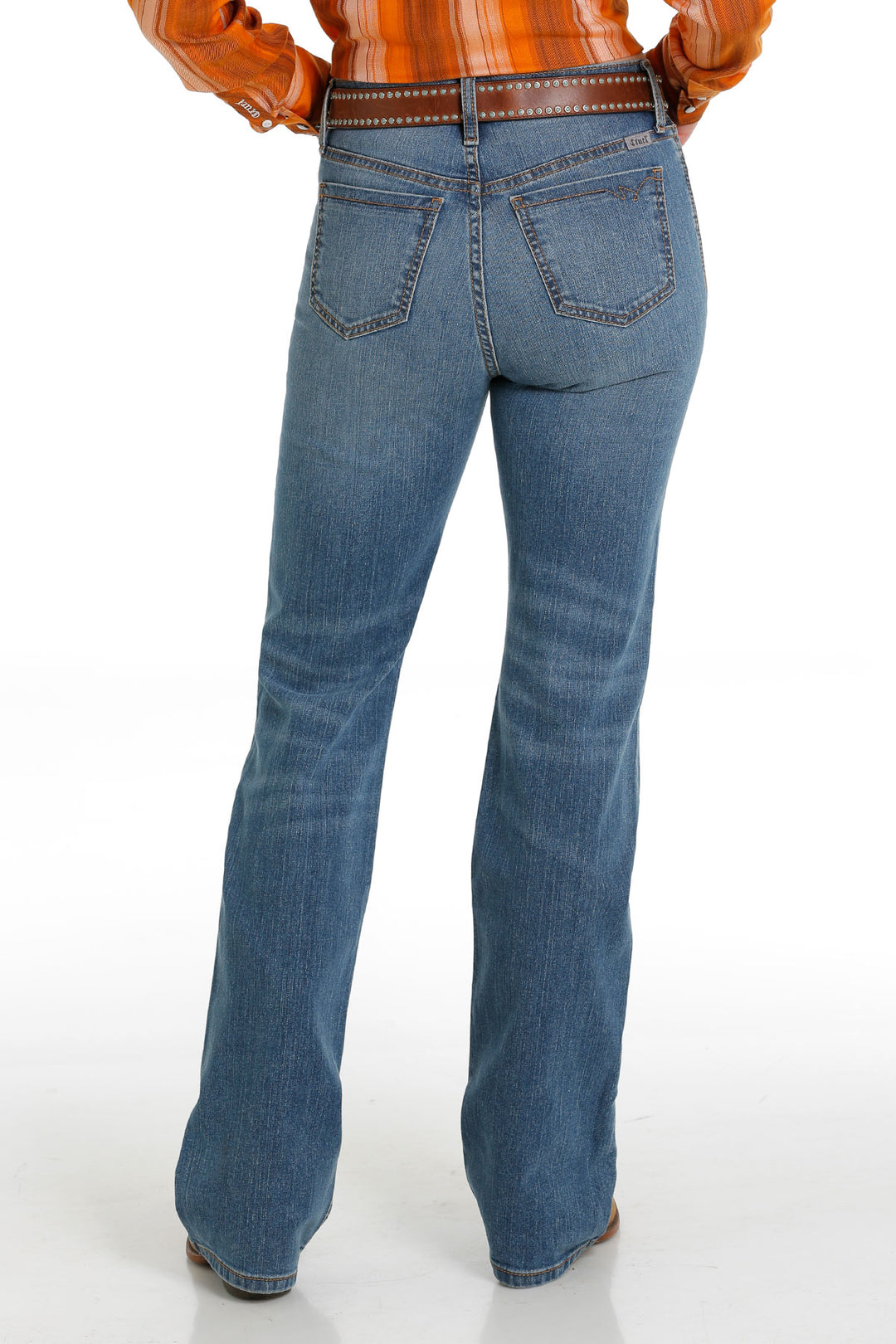 Back view Cruel Denim | Skylar High Rise Boot Cut Jeans