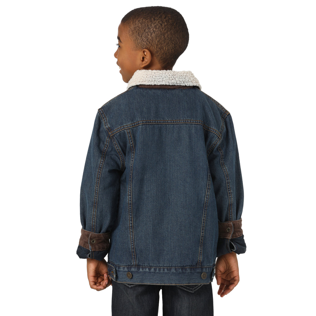 Wrangler | Kids Sherpa-Lined Denim Jacket