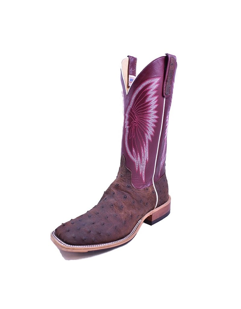 Anderson Bean | Kango Tobacco Mojave Full Quill Ostrich Boot