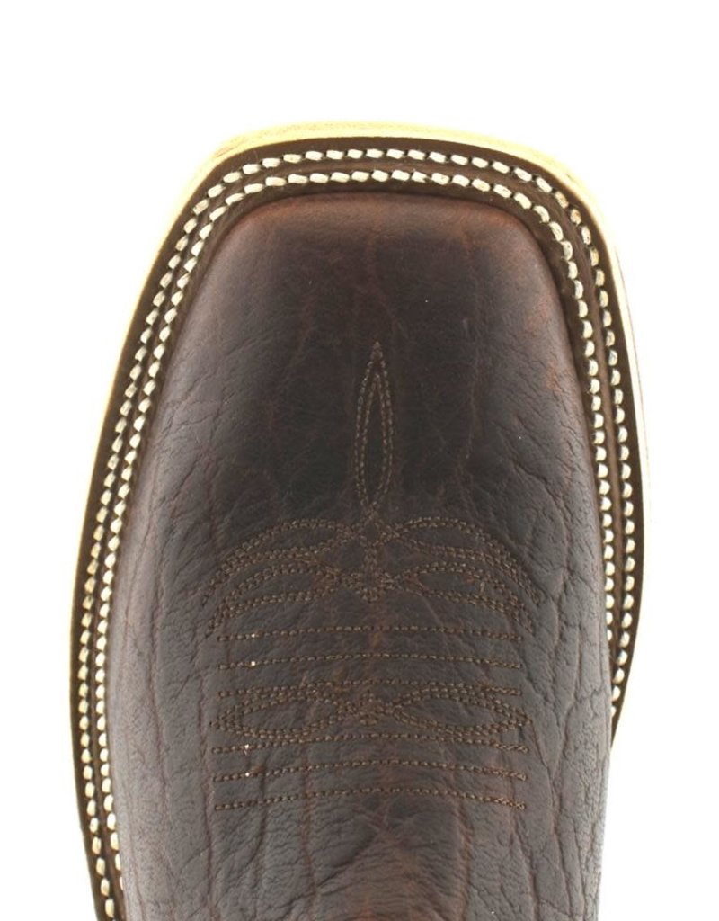 top view toe shape Anderson Bean | Rootbeer Yeti/Grape Antique Tool Ladies Boot