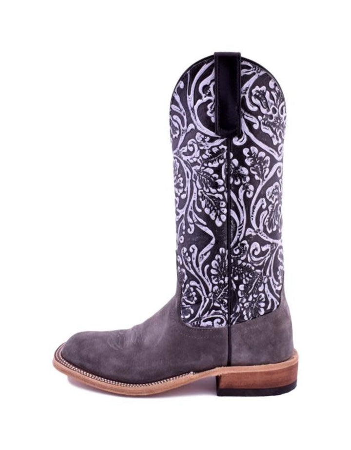 side view Anderson Bean | Smoked Bacon/White Wash Toolbox Boot