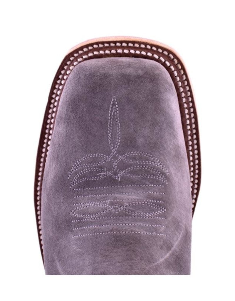 top view toe shape Anderson Bean | Smoked Bacon/White Wash Toolbox Boot