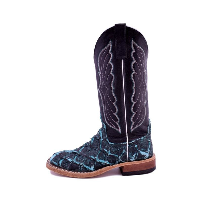 Side view Anderson Bean | Teal Big Bass Boot