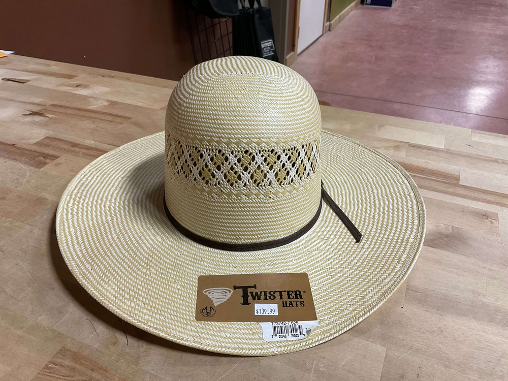 Twister | 20X Shantung Open Vented 4 1/4" Straw Hat