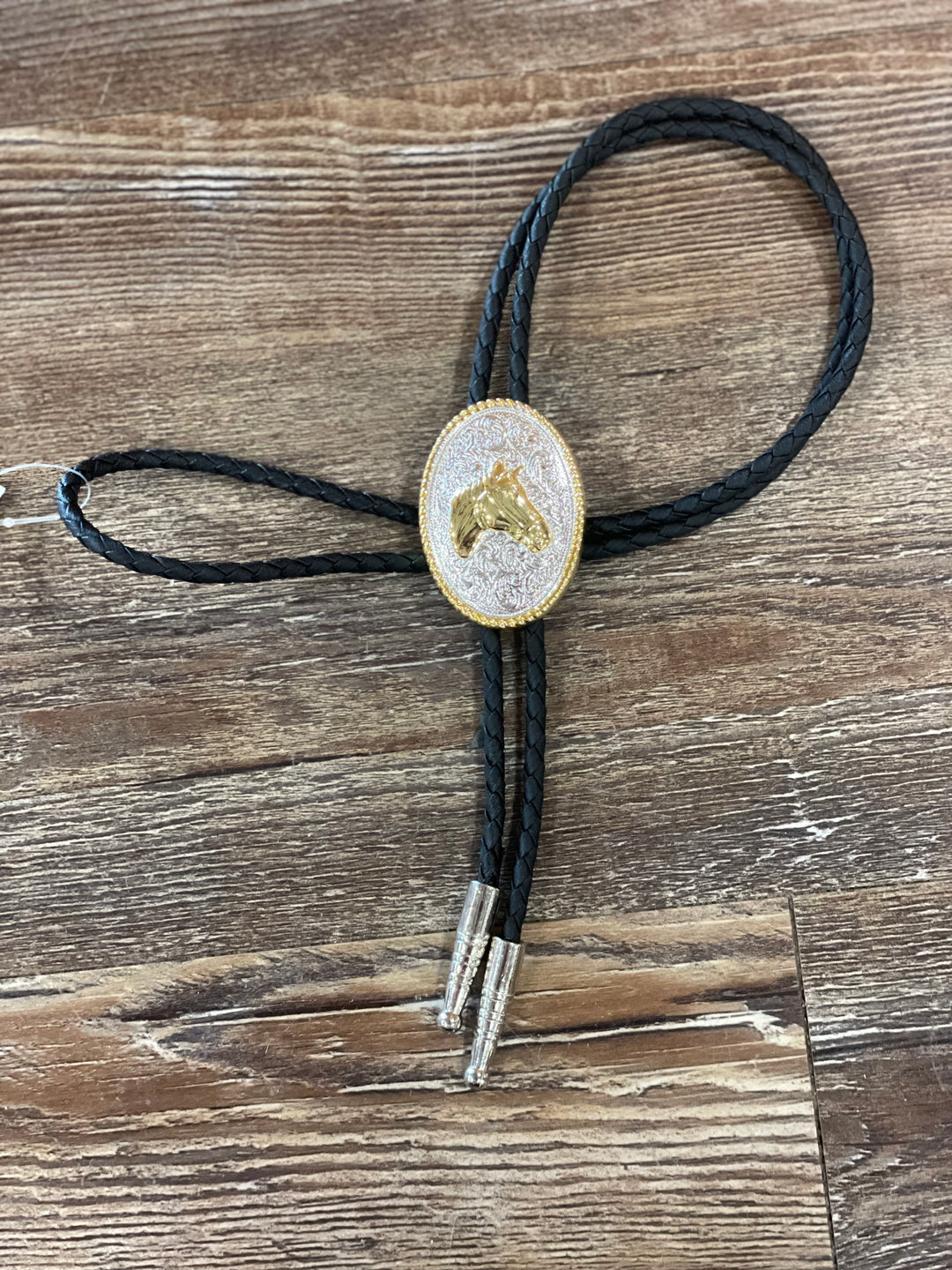 MF Western | Gold/Silver Horse Head Bolo