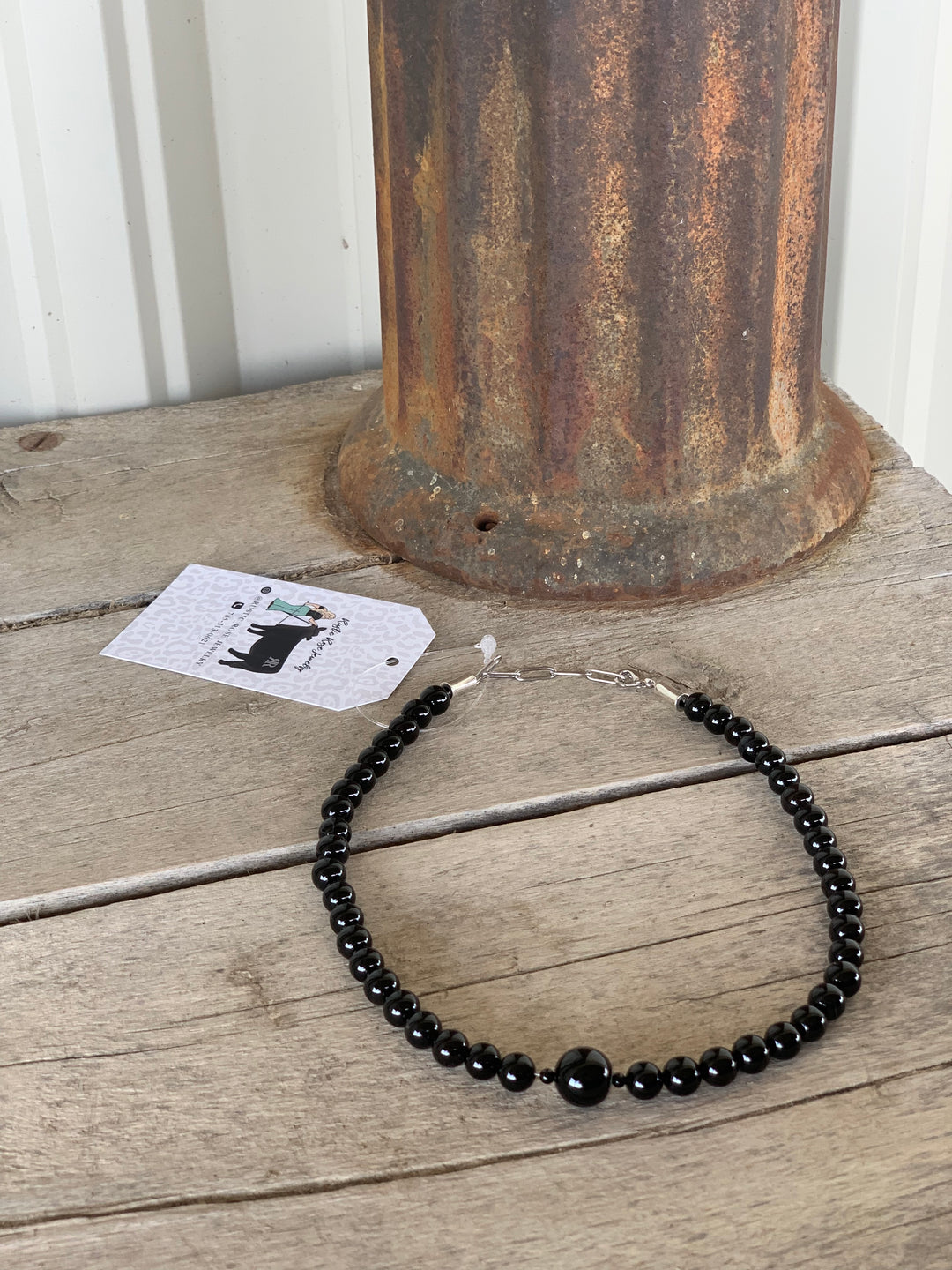 16” Black Onyx Necklace.
