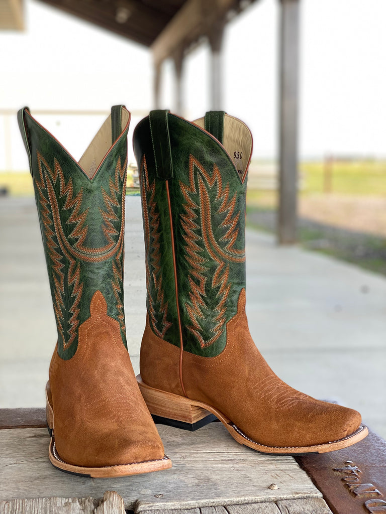 Horse Power Top Hand | Camel Suede Boot – Outpost Western Store
