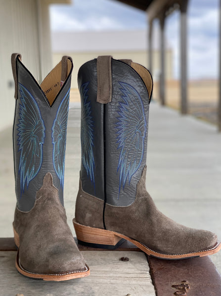 Anderson Bean | Stone Waxy Kudu Roughout Boot – Outpost