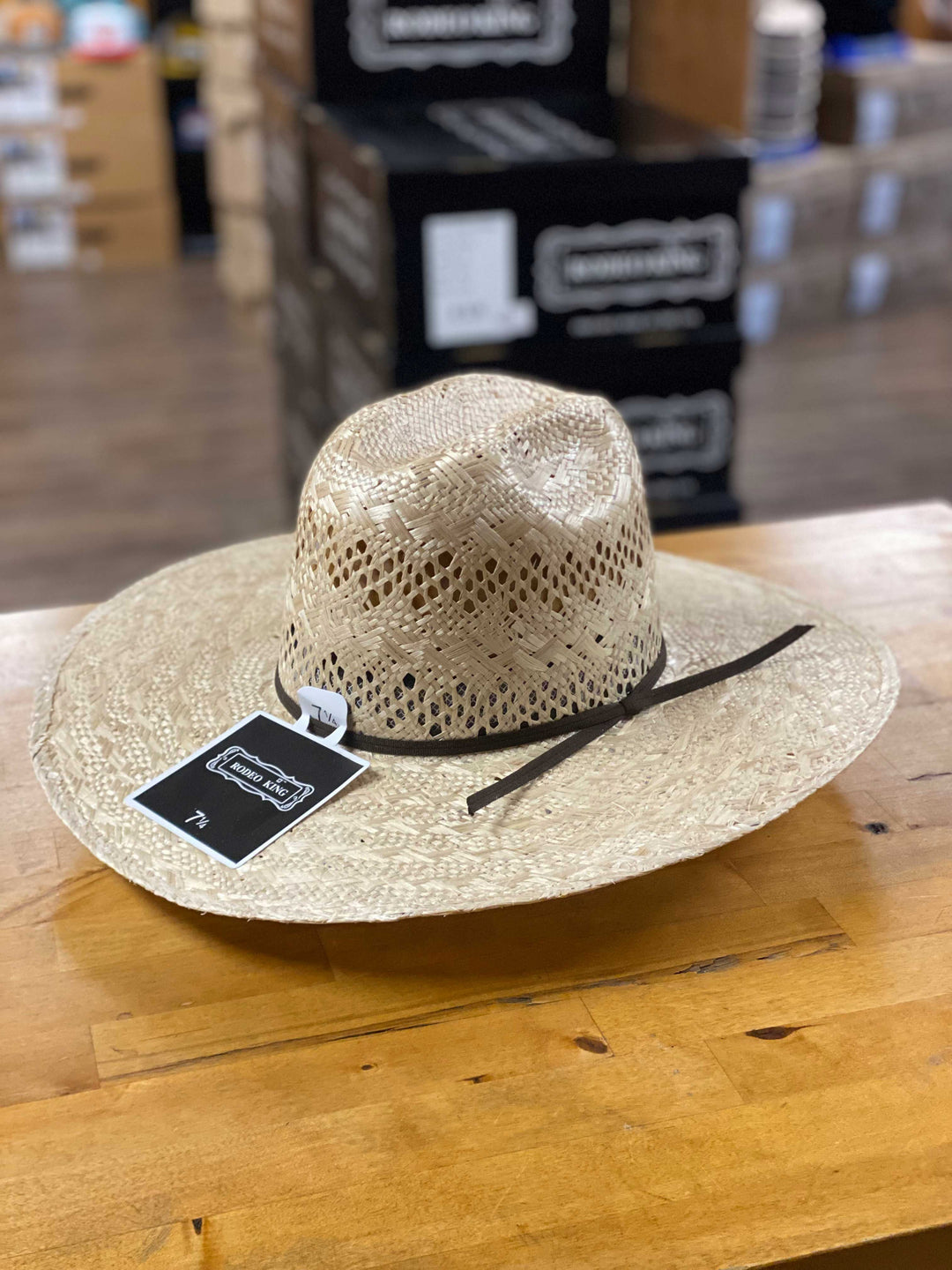 Rodeo King Ramie Straw Cowboy Hat
