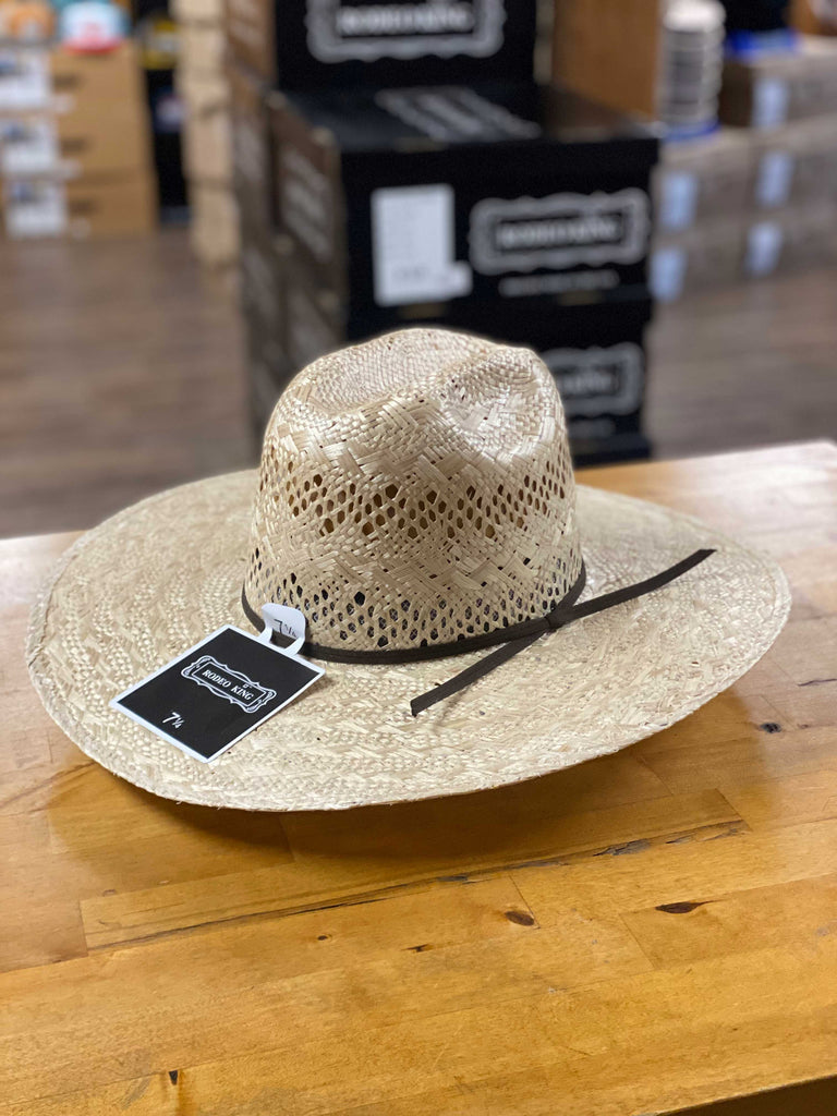 Rodeo King straw hat. Size 7 1/4. factory