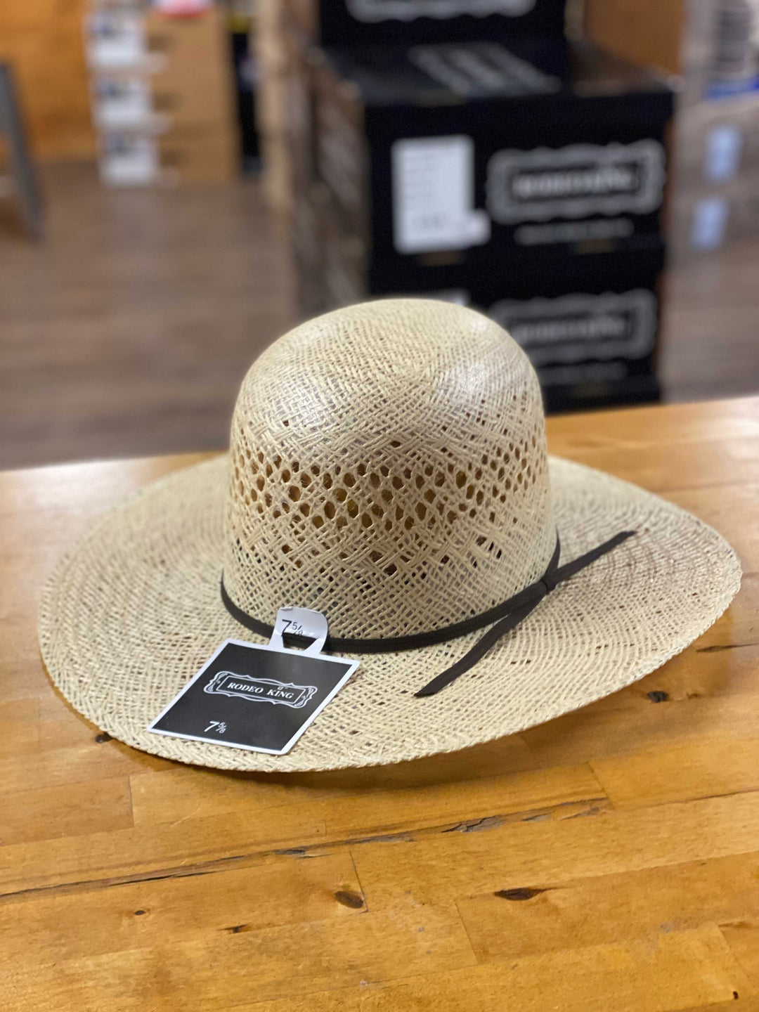 Rodeo King | Open 4" Jute Cowboy Hat