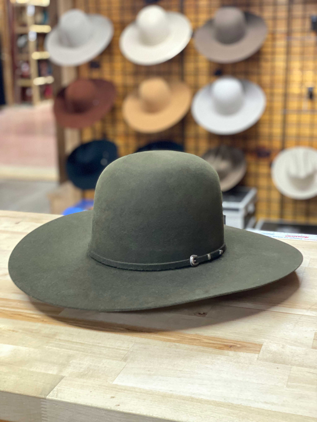Rodeo King Moss Green 7x Felt Cowboy Hat