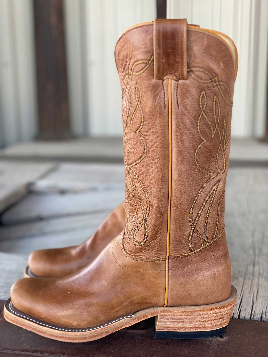 Olathe Boot Co.  |  Sunflower Galega Boot | Side View 