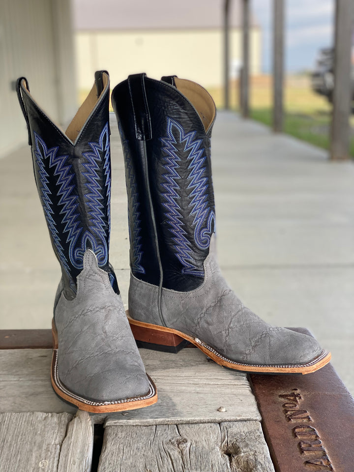 Anderson Bean | Grey Buffed Elephant Boot