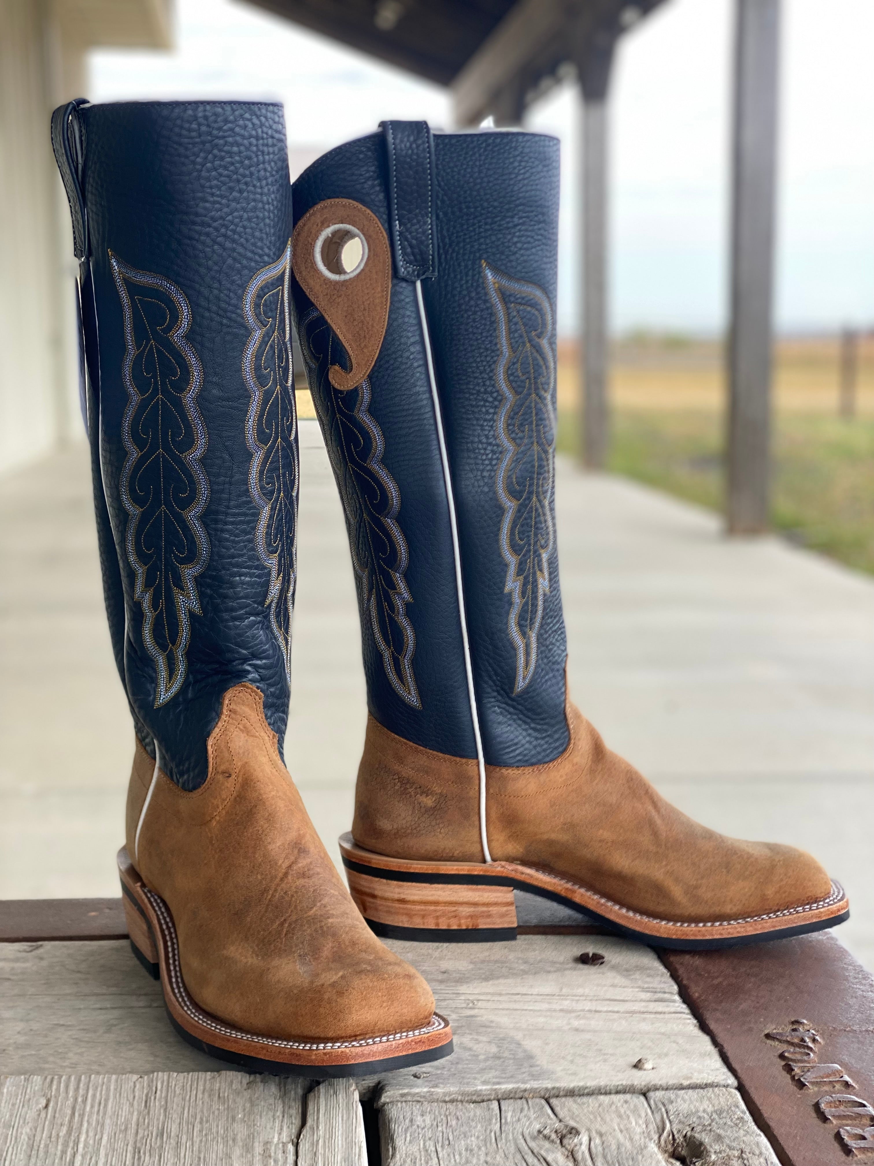 Men's tall shaft 2025 cowboy boots