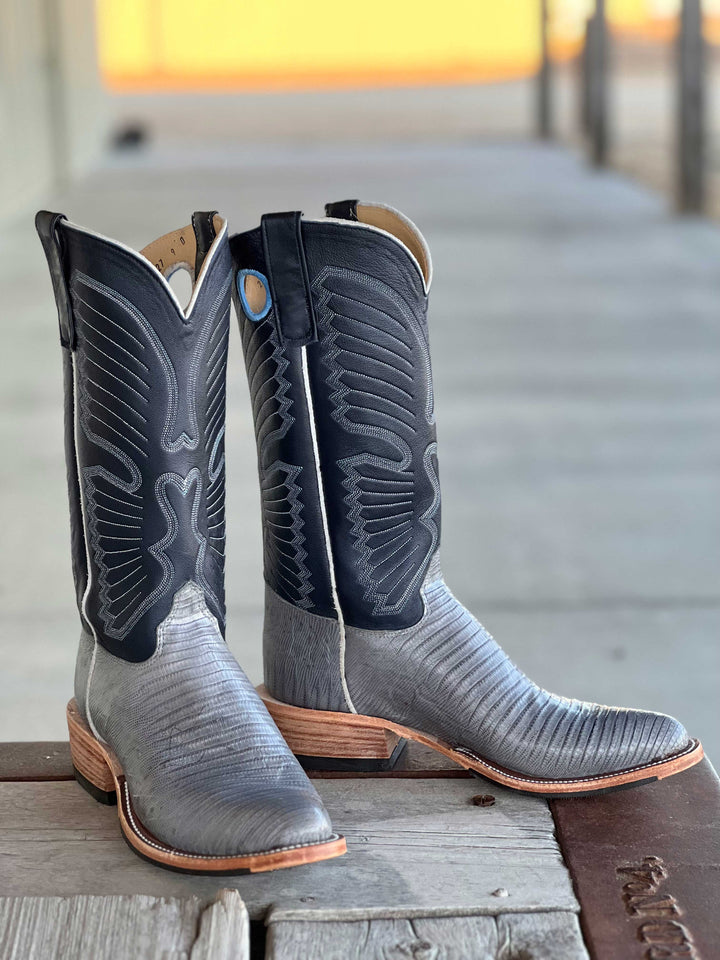 Olathe Boot Co.  | Grey Lizzard Boot